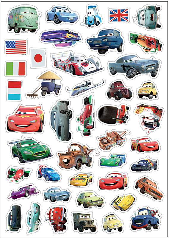 Cars 2 世界大賽磁鐵互動書